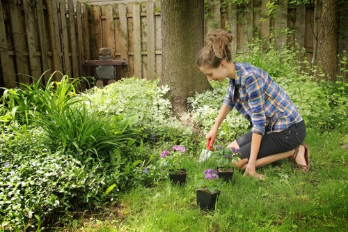 Stepney gardening staff training in safe tool handling and site awareness