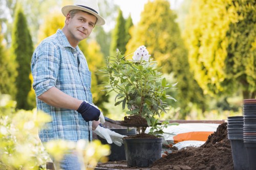 Invoice and payment details for gardening work
